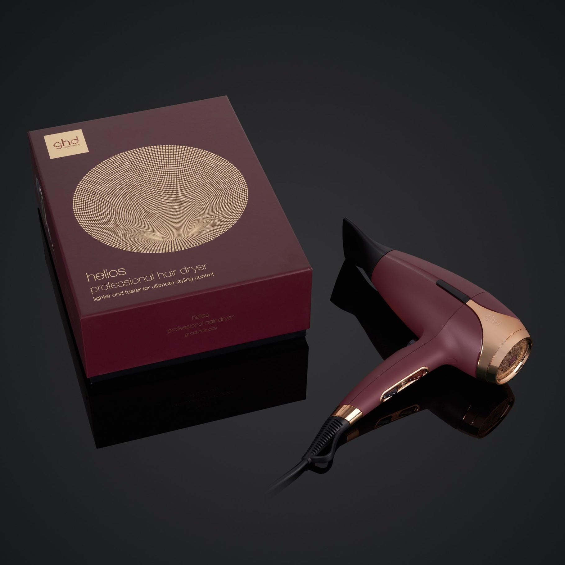 ghd helios hair dryer - Plum