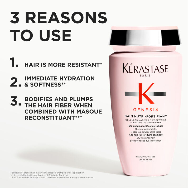 Kerastase Genesis Bain Nutri-Fortifiant 250ml – view 3 | UKIYO Salon Wanaka