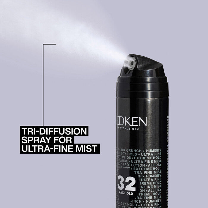 Redken Max Hold Spray 32 – view 3 | UKIYO Salon Wanaka