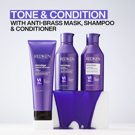 Redken Color Extend Blondage Conditioner 300ML – view 3 | UKIYO Salon Wanaka