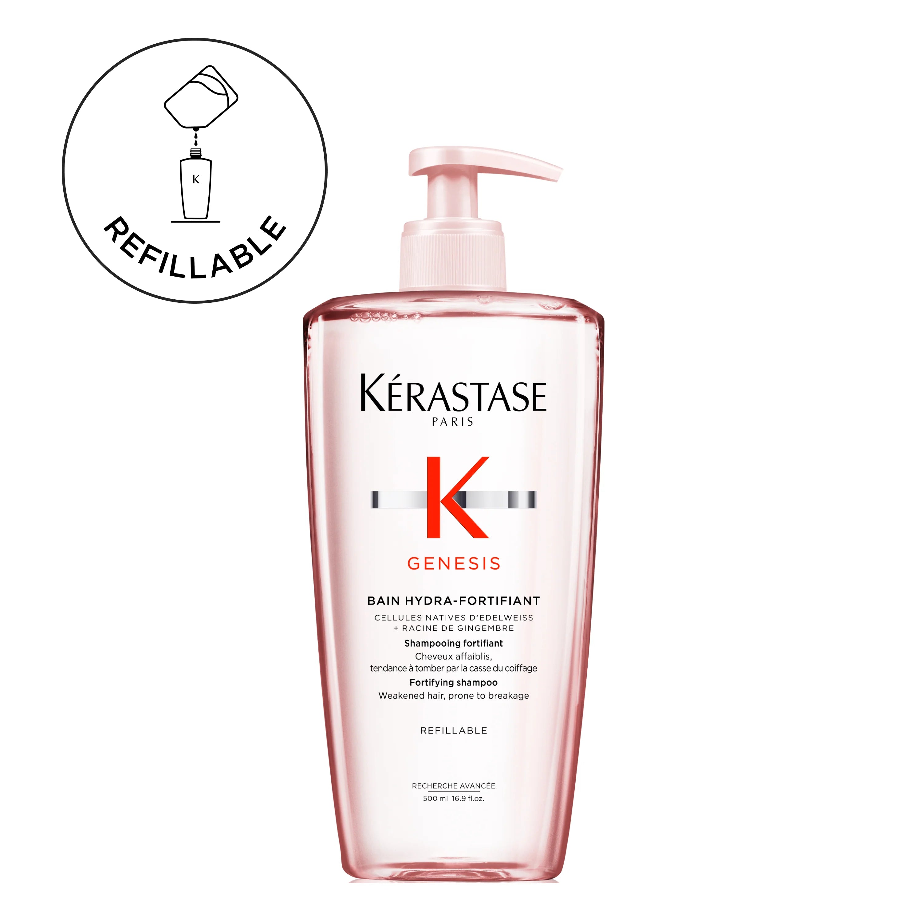 Kerastase Genesis Bain Hydra-Fortifiant 500ml | UKIYO Salon Wanaka