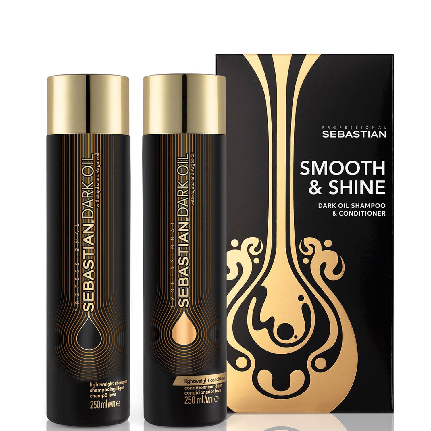 Sebastian Professional Dark Oil Smooth & Shine Shampoo | UKIYO Salon Wanaka