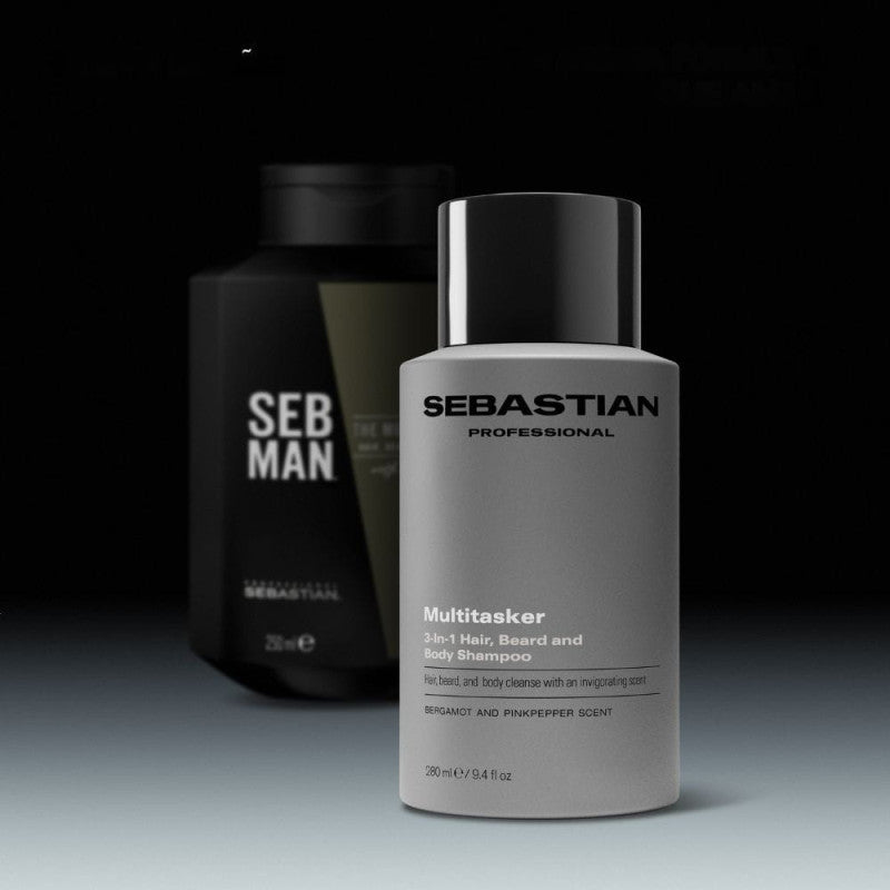 Sebastian Professional SEBMAN Multitasker 3-in-1 Hair, Beard & Body Shampoo | UKIYO Salon Wanaka
