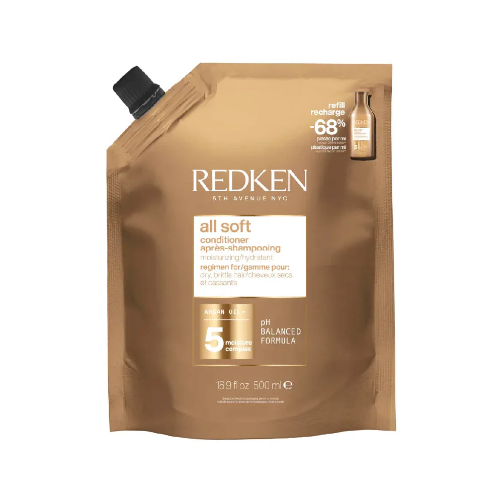 Redken All Soft Conditioner 500ml Refill | UKIYO Salon Wanaka