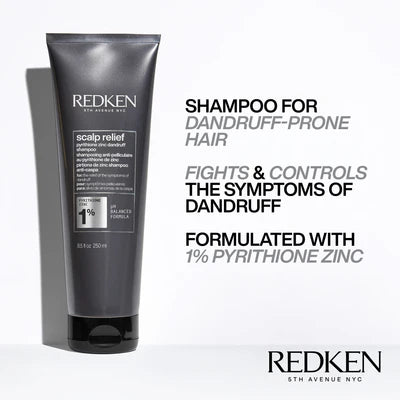 Redken Scalp Reflief Dandruf Shampoo 250ml – view 2 | UKIYO Salon Wanaka