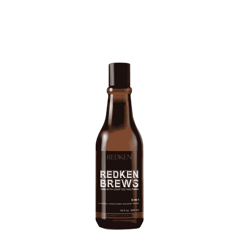 Redken Brews 3 in 1 300ml 300ml | UKIYO Salon Wānaka NZ