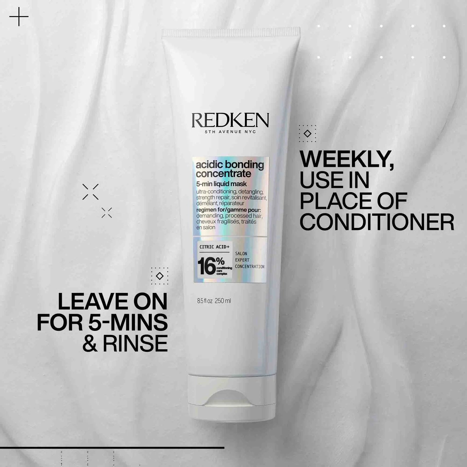 Redken Acidic Bonding Concentrate Mask 250ml – view 2 | UKIYO Salon Wanaka