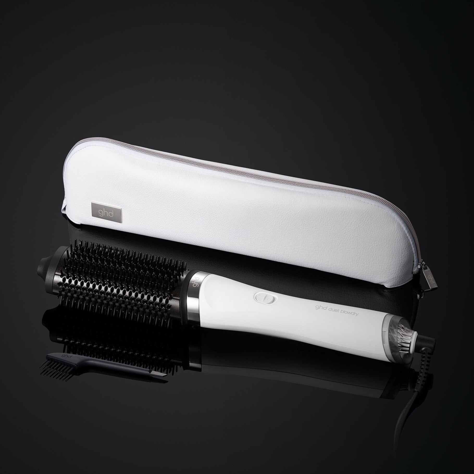 ghd duet blowdry brush - White