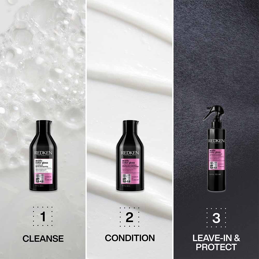 Redken's Acidic Color Gloss Shampoo 300ML – view 2 | UKIYO Salon Wanaka