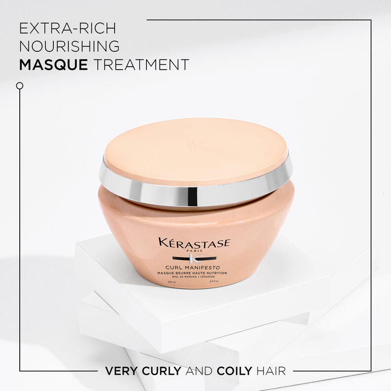 Kerastase Curl Manifesto Masque Beurre Haute Nutrition  200ml – view 2 | UKIYO Salon Wanaka