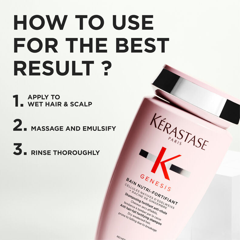 Kerastase Genesis Bain Nutri-Fortifiant 250ml – view 2 | UKIYO Salon Wanaka