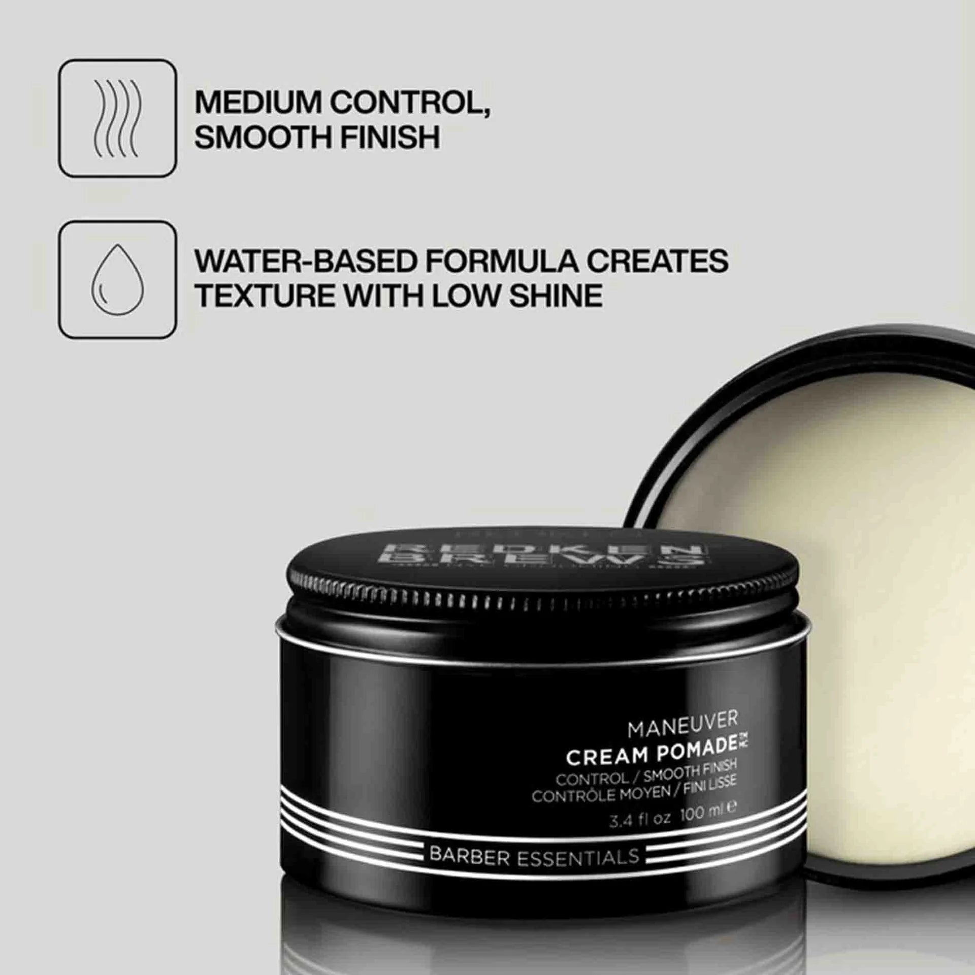 Redken Brews Manuver cream pomade – view 2 | UKIYO Salon Wanaka