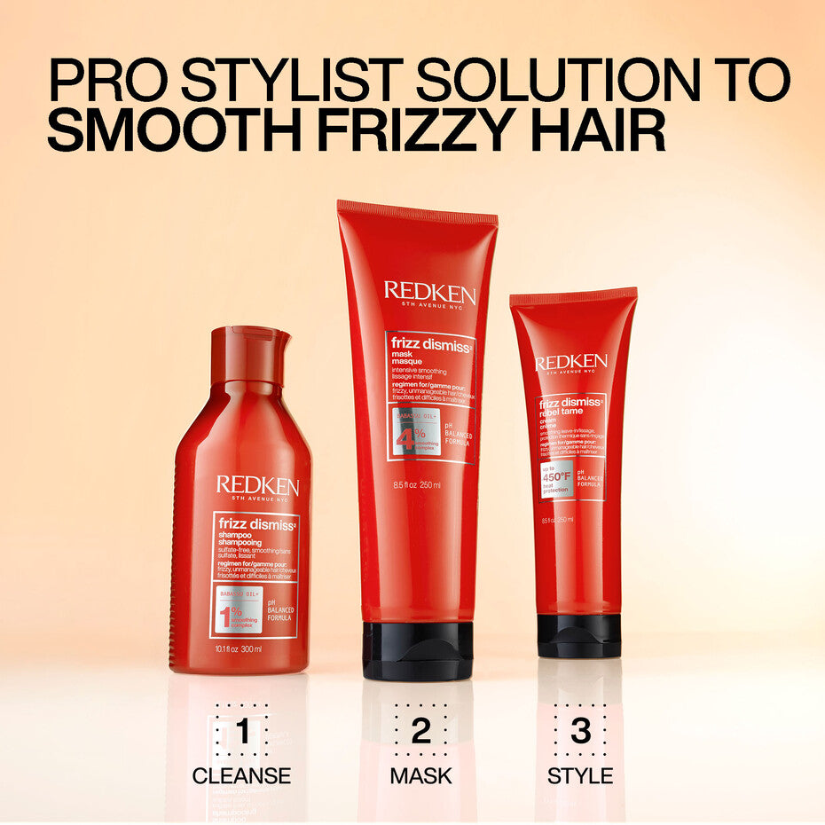 Redken Frizz Dismiss Shampoo 300ML – view 5 | UKIYO Salon Wanaka