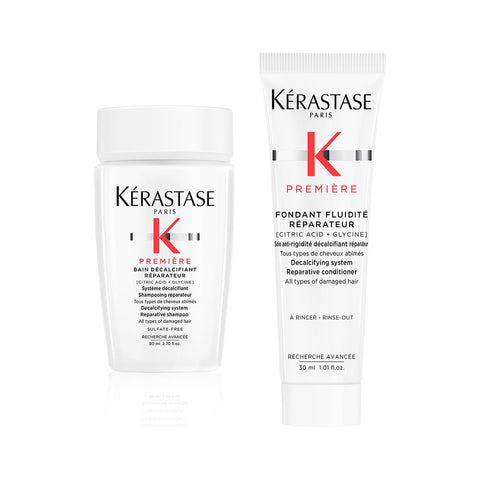 Kérastase Première Travel Duo, Bain Décalcifiant Réparateur 80ml and Fondant Fluidité 30ml | UKIYO NZ
