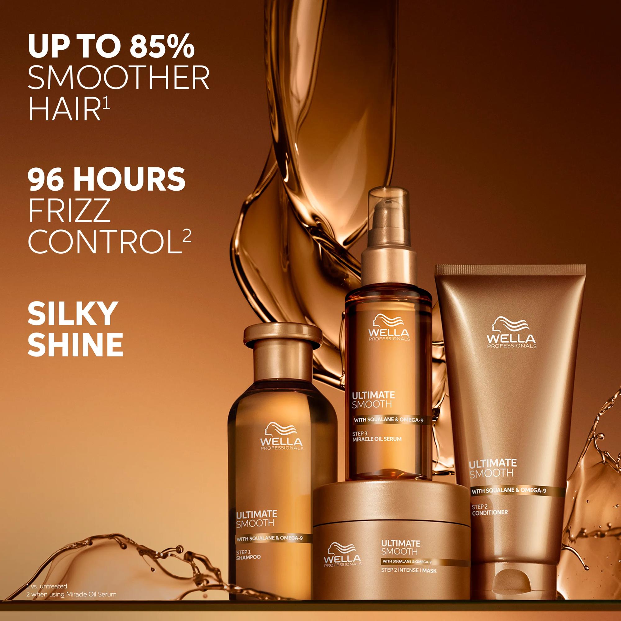 Wella Ultimate Smooth Shampoo 250ml — salon-grade haircare | UKIYO Hair Salon NZ