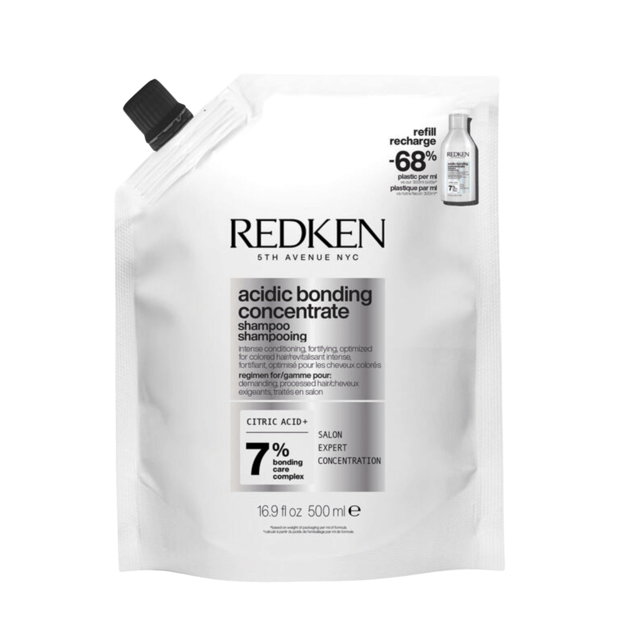 Redken Acidic Bonding Concentrate Shampoo 500ml Refill