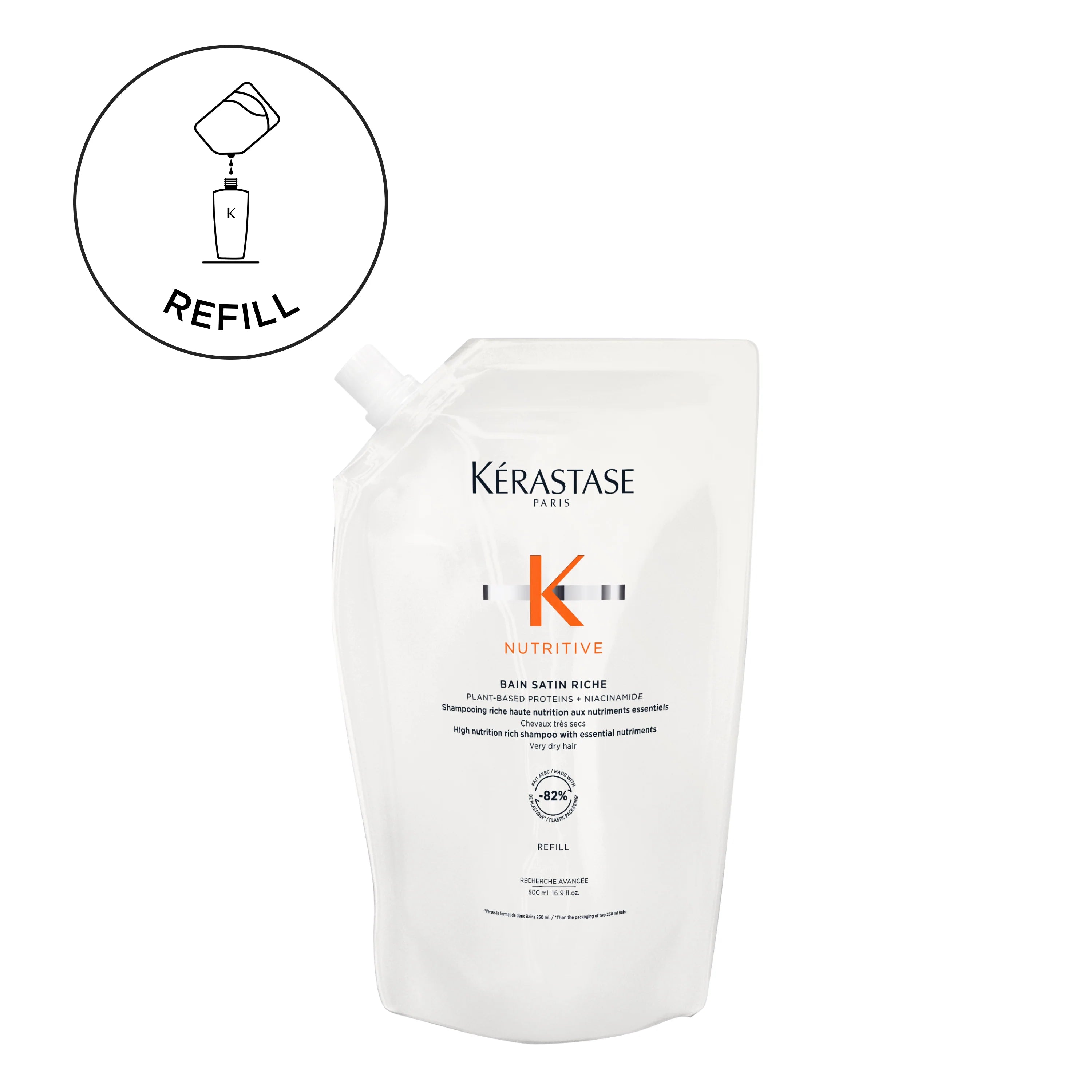 Kerastase K Nutri Bain Riche Refill 500ml | UKIYO Salon Wanaka