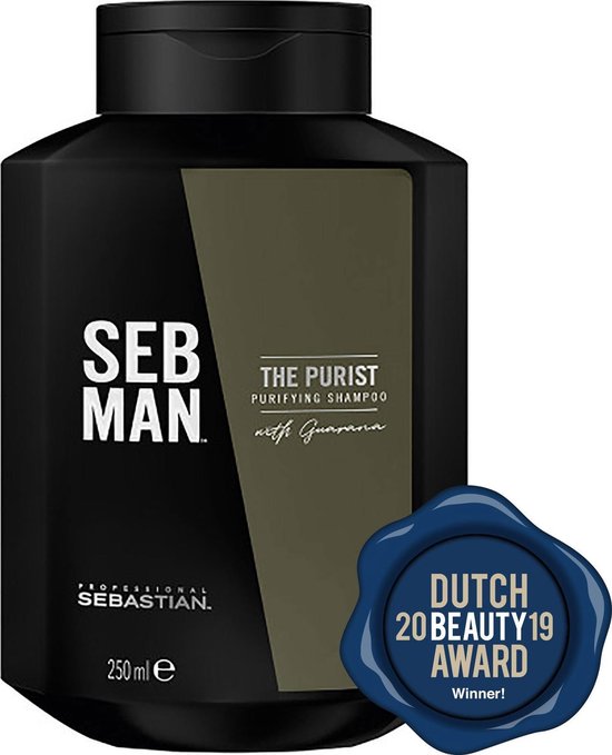 Wella Seb Man the Purist Anti-dandruff Shampoo 250ml | UKIYO Salon Wanaka