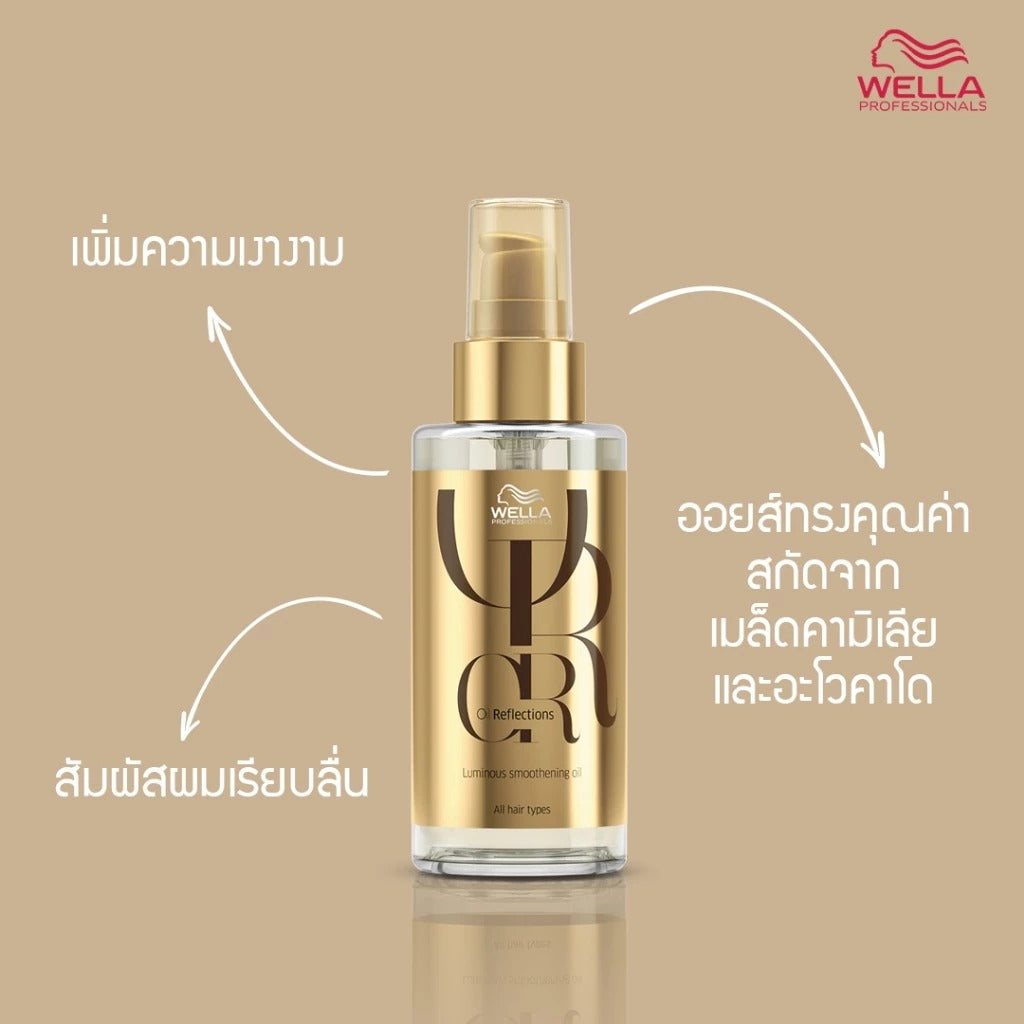 Wella Oil Reflections Luminous Smoothening Treatment Oil 30ml | UKIYO Salon Wanaka