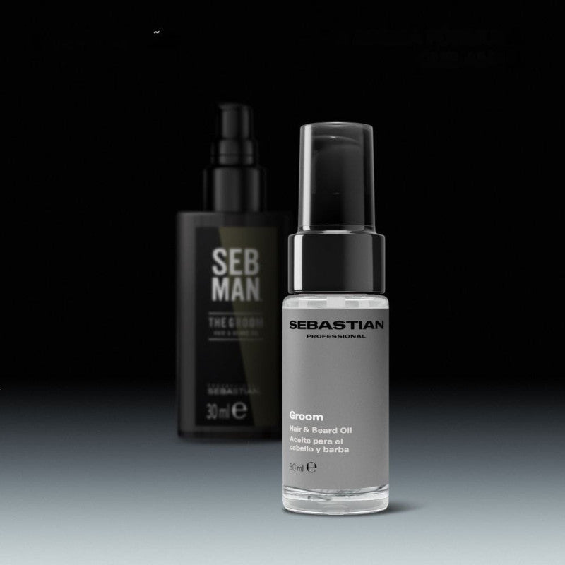 Sebastian Professional SEBMAN Groom Hair & Beard Oil | UKIYO Salon Wanaka
