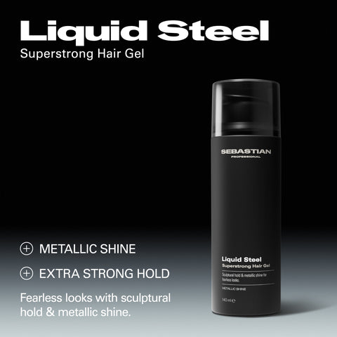 Sebastian Professional Liquid Steel Superstrong Hair Gel | UKIYO Salon Wānaka NZ