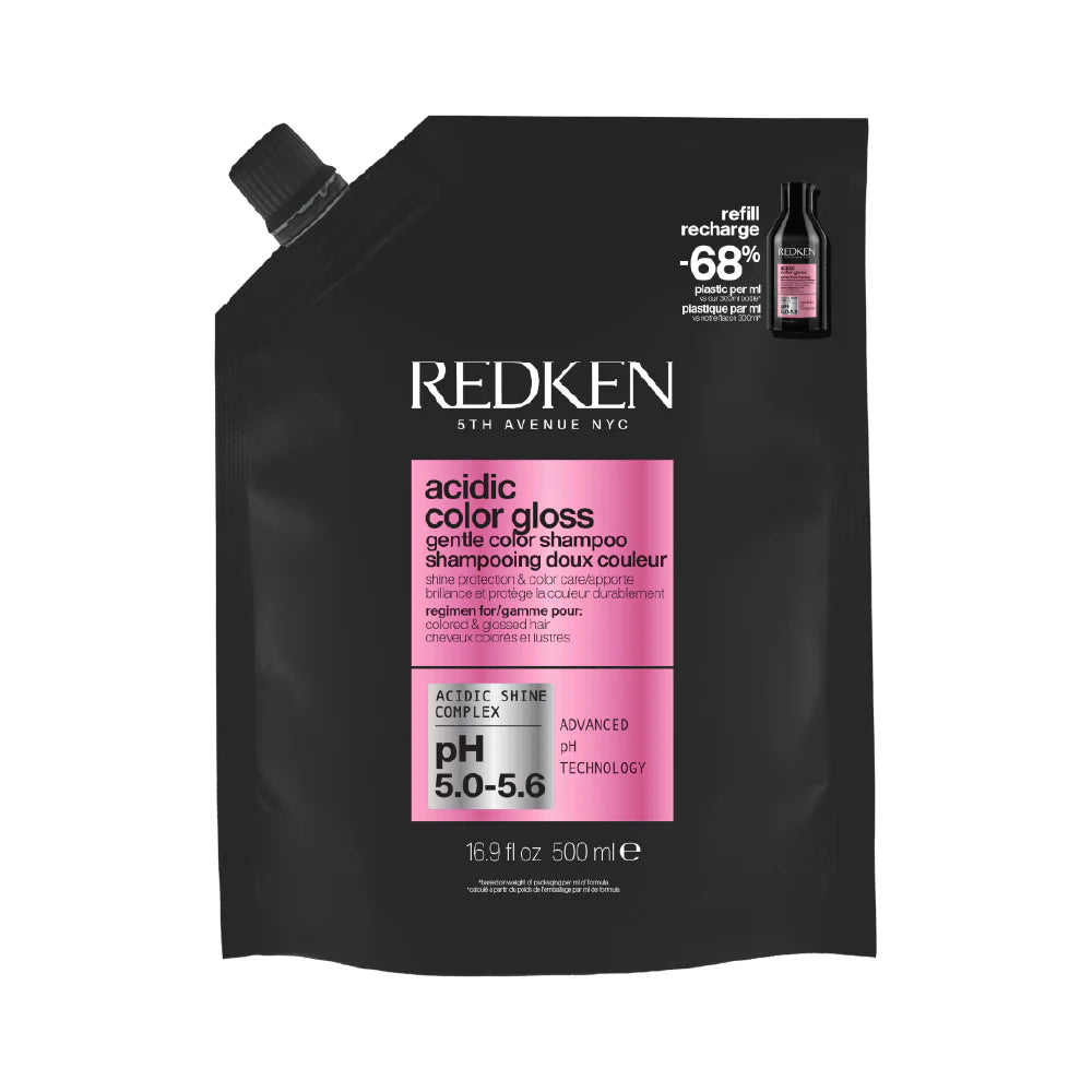 Redken ACIDIC COLOR GLOSS SHAMPOO 500ML REFILL | UKIYO Salon Wanaka