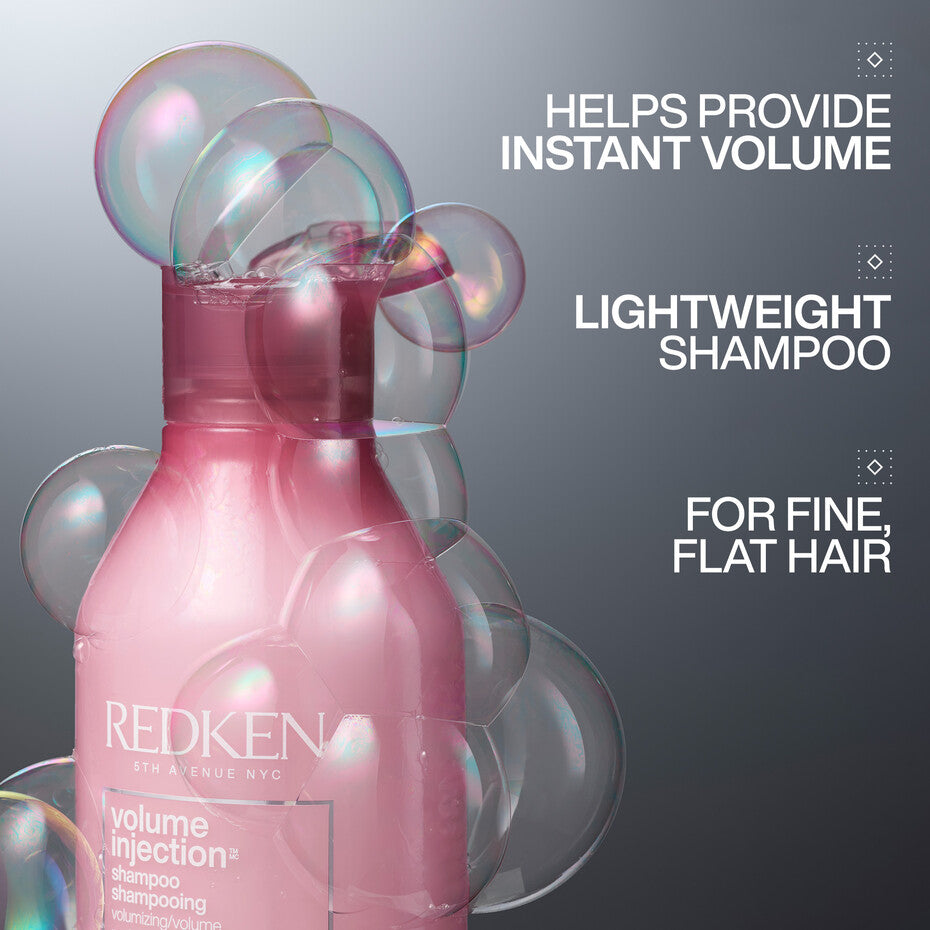Redken Volume Injection Shampoo 300ml – view 3 | UKIYO Salon Wanaka