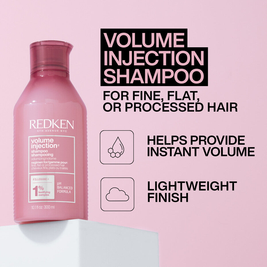 Redken Volume Injection Shampoo 300ml – view 4 | UKIYO Salon Wanaka