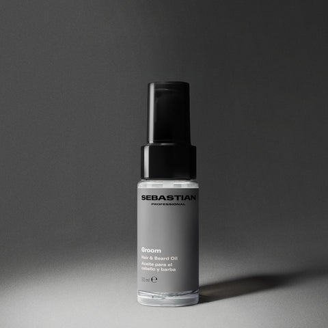 Sebastian Professional SEBMAN Groom Hair & Beard Oil | UKIYO Salon Wānaka NZ